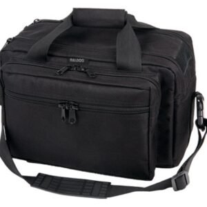 BULLDOG EXTRA LARGE RANGE BAG - BLACK W/ PISTOL RUG