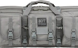 BULLDOG 36" SINGLE TACTICAL CS - 3 LARGE ACCESSORY POCKETS GREY