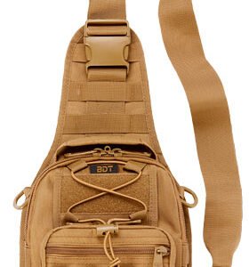 BULLDOG BDT X-SMALL SLING BAG` - W/MOLLE WEBBING TAN