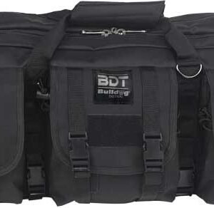 BULLDOG 43" 2 GUN TACTICAL CSE - 3 LARGE ACCESS POCKETS BLACK
