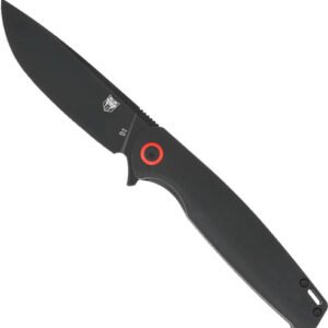 COBRATEC RATH 3.5" FOLDER - BLACK D2 BLACK BLADE