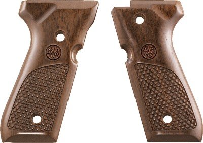 BERETTA 92/96 GRIPS WOOD - WALNUT CHECKERED