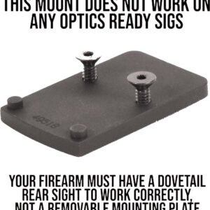 EGW SCOPE MOUNT TRIJICON RMR - FOR SIG P220-229 & 320 BLACK