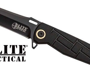 MC ELITE TACTICAL READINESS - 3.5" DROP POINT FLDR BLK/BLK