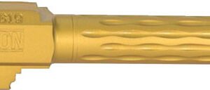 FAXON FITS GLOCK 19 BARREL 9MM - FLAME FLUTED NON THREADED TIN