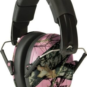 WALKERS MUFF SHOOTING PASSIVE - PRO-LOW PROFILE 22dB PINK CAMO