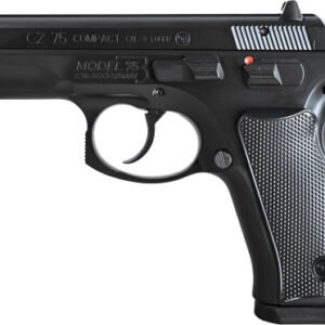 CZ 75 COMPACT 50TH ANNIVERSARY - 9MM FS 10RD BLACK POLYCOTE