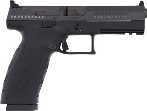 CZ P-10 F OR 9MM FS 10RD - REVERSIBLE MAG CATCH BLACK