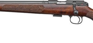 CZ 457 AMERICAN LH 22WMR - 24.5" BLUED BARREL WALNUT STK