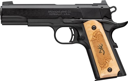BROWNING 1911-22 22LR FS - MEDALLION 4.25" BLACK/MAPLE - Image 2