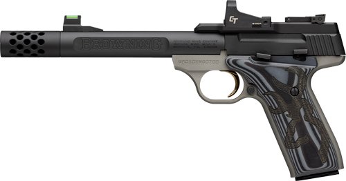 BROWNING BUCK MARK PLUS 22LR - 5.9" W/CT RED DOT THREADED - Image 2