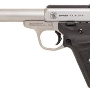 S&W SW22 VICTORY TARGET 5.5" - ADJ. 10-SHOT STAINLESS POLYMER
