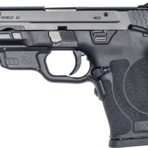 S&W SHIELD M2.0 M&P 9MM EZ - BLACK THUMB SAFETY RED LASER