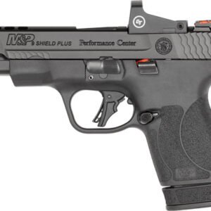 S&W PC M&P9 SHLD PLUS 9MM 4" - PORTED FIBER OPTICS W/RED DOT
