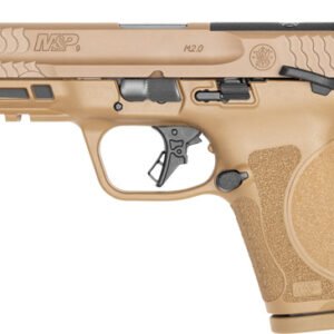 S&W M&P9 M2.0 COMPACT 9MM 4" - 15-SH OPTICS READY SAFETY FDE