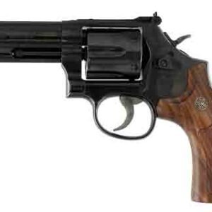 S&W 586 CLASSIC 357MAG 4" AS - 6-SHOT BLUED WOOD