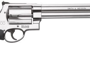 S&W 500 500SW 8.38" AS 5-SHOT - STAINLESS STEEL RUBBER
