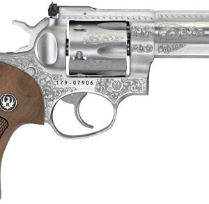 RUGER GP100 DELUXE 4" ENGRAVED - SS ADJ. (TALO)