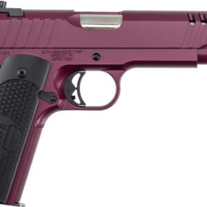 AUTO-ORDNANCE 1911A1 45ACP SS - BLACK CHERRY G10 GRIPS