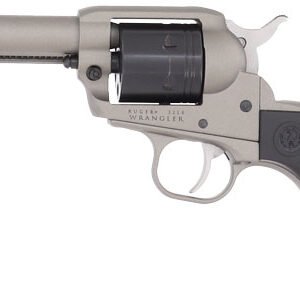 RUGER WRANGLER 22LR 3.75" - FS 6-SH SILVER BIRDSHEAD GRIP