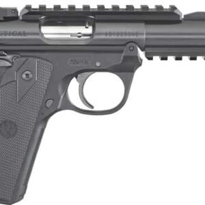 RUGER MARK IV 22/45 TACTICAL - 22LR 4.40 ADJ. BLACK  RUBBER