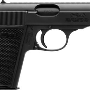 WALTHER PPK/S SD 32ACP BLACK - FS 7RD BLACK SYNTHETIC GRIPS