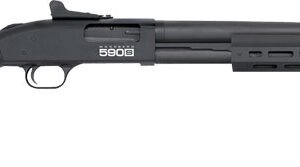 MOSSBERG 590S 12GA 20" 9RD - 1.75"-3" M-LOK BLUED/SYN