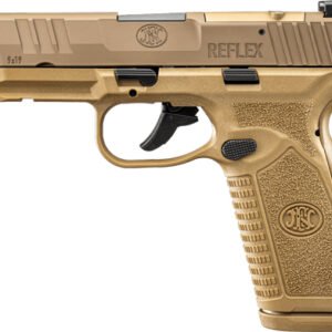 FN REFLEX MRD XL 9MM LUGER - 2-10RD MAGS FDE NO SAFETY