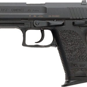 HK USP45 COMPACT V1 45ACP - 3.94" BBL 2-8RD BLACK