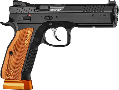 CZ SHADOW 2 ORANGE OR 9MM 17RD - MAG BLACK POLYCOAT STEEL FRAME - Image 2