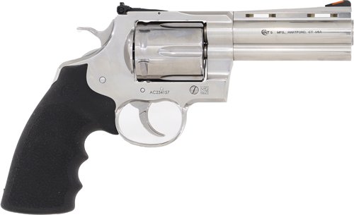 COLT ANACONDA 44MAG 4" 6RD - STAINLESS RUBBER GRIPS - Image 2