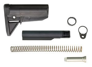 BCM STOCK KIT MOD 0 BLACK - FITS AR-15 COMPLETE KIT