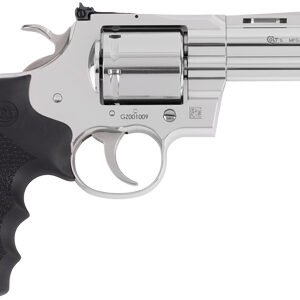 COLT GRIZZLY 357MAG 4.25" 6RD - POLISHED STAINLESS HOGUE GRIPS