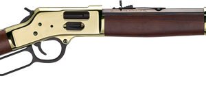 HENRY H6 BIG BOY BRASS 45LC - SIDE GATE 20" OCTAGON WALNUT