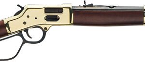 HENRY H6 BIG BOY BRASS 357/38 - SIDE GATE 20" LARGE LOOP WLNT