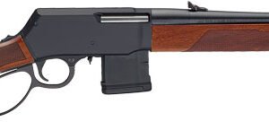 HENRY H23 LASR SUPREME 223REM - 18" THREADED BLUED WALNUT