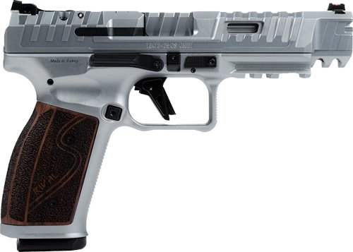 CANIK SFx RIVAL-S 9MM 5" OR - AS CHROME ROSEWOOD 18RD MAGS