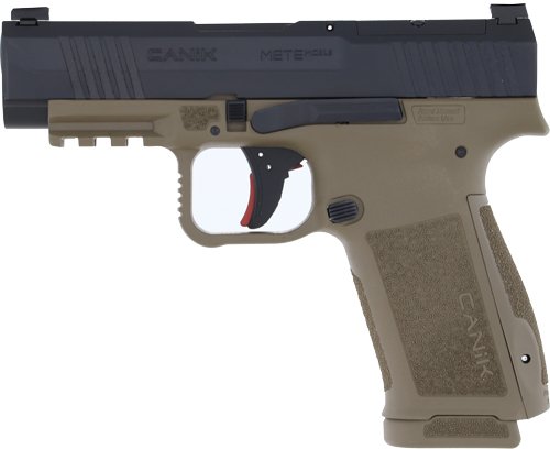 CANIK METE MC9LS 9MM 3.68" BBL - OR FS BLACK SLIDE/FDE FRAME - Image 2