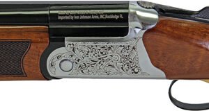 IVER JOHNSON 600 O/U 12GA 3" - 30"VR SILVER WALNUT EJECTORS
