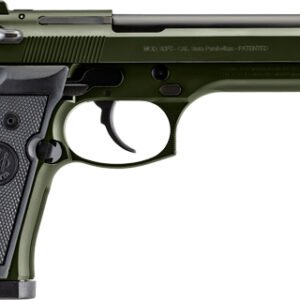 BERETTA 92FS 9MM 4.9" 18RD - OD GREEN THREADED