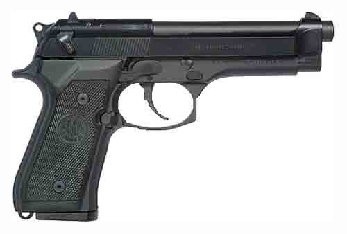 BERETTA M9 9MM 4.9" 15RD FS - BLACK MATTE POLY