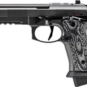 BERETTA 92XI SAO SQUALO 9MM - 4.9" 22RD BLACK GREY WITH RAIL