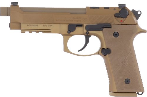 BERETTA M9A4 G 9MM 5.1" 15RD - TAN OPTICS READY THREADED USA - Image 2