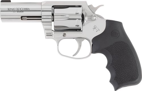 COLT KING COBRA 357MAG 3" 6RD - BRUSHED STAINLESS BLACK GRIPS - Image 2