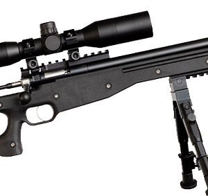 CRICKETT PRECISION RIFLE 22LR - BLUED/BLACK THREADED W/SCOPE