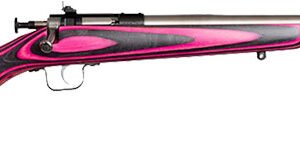 CRICKETT RIFLE G2 22LR - S/S PINK/BLACK LAMINATE