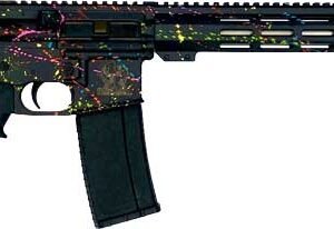 GLFA AR15 SPLATTER 223 WYLDE - 16" S/S BBL BLACK SPLATTER