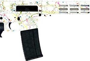 GLFA AR15 SPLATTER 223 WYLDE - 16" S/S BBL WHITE SPLATTER