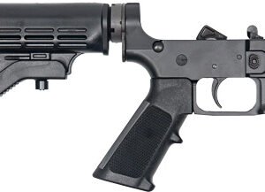 GLFA LOWER GROUP AR-15 5.56MM - W/ADJUSTABLE STOCK BLACK
