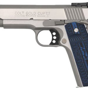 COLT GOLD CUP LITE 9MM 5" 8RD - STAINLESS BLUE G10 GRIPS